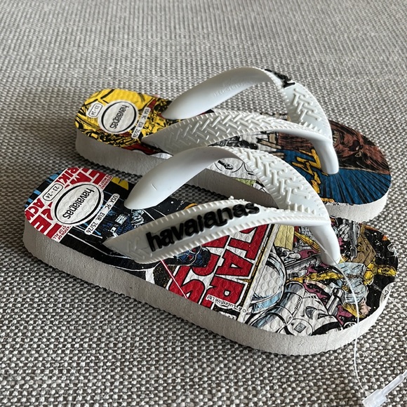 Havaianas Toddler Flip Flops Sandals Disney Star Wars Size 9C - Picture 3 of 4